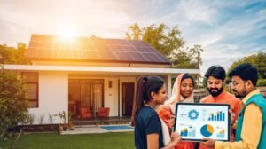 A Bodhie Solar expert explaining the cost breakdown of a solar installation for a home in India.
